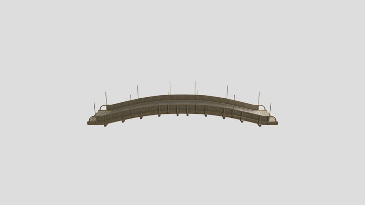 Bridge Wood 3D Model