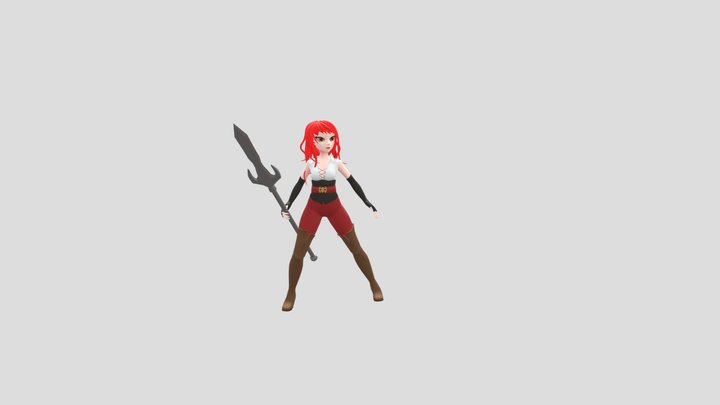 Anime Character 3D Model