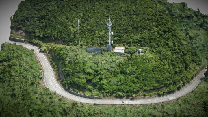 Base station and mountain road – Modello 3D gratuito STL