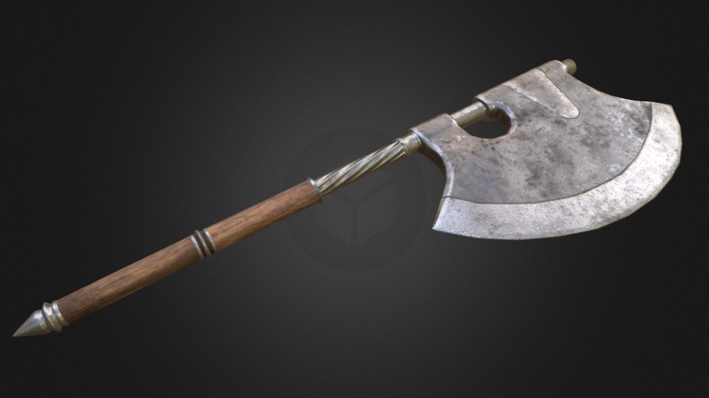 Skyblivion Steel Battleaxe (OLD) - 3D model by zunaroath [20c29a2 ...