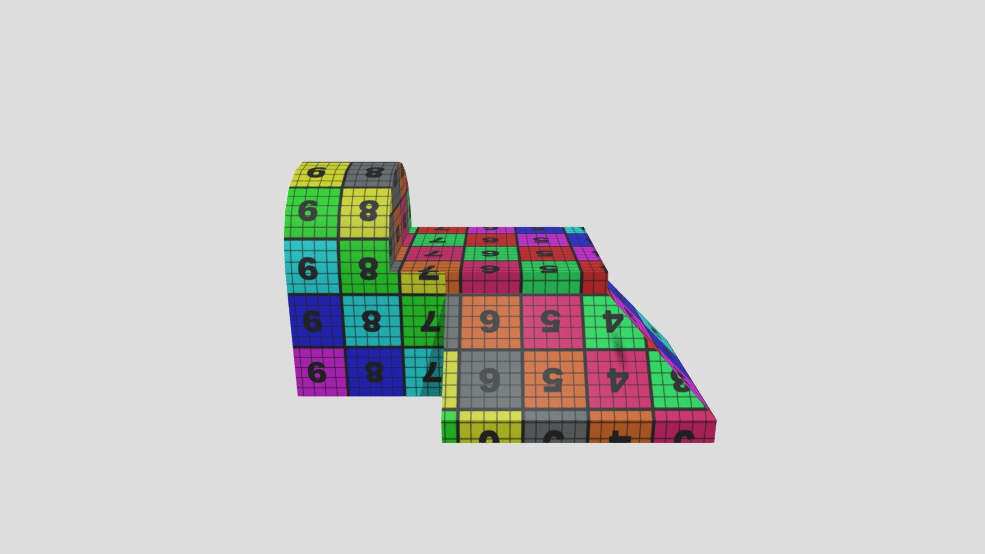 UV Mapping Model Asher Petro