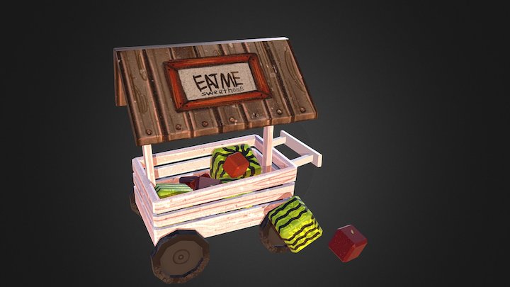 Fruit stand 3D Model