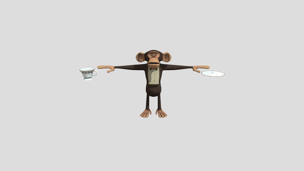 Monkey Waiter (Madagascar)