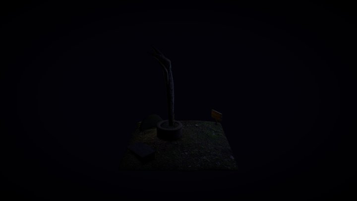 Cemitério 3D Model