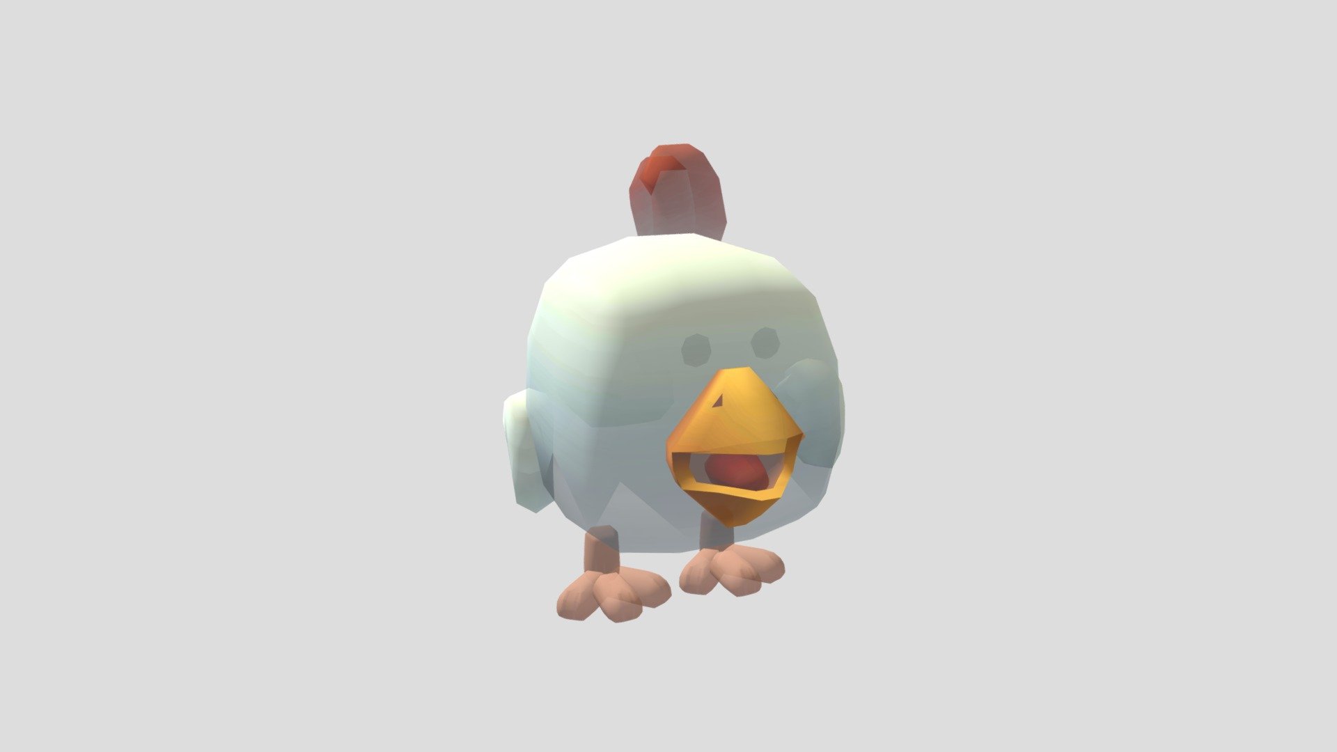 Chicken Gun- Tall Chicken - Download Free 3D model by makskolot7  (@makskolot7) [32c6e59]