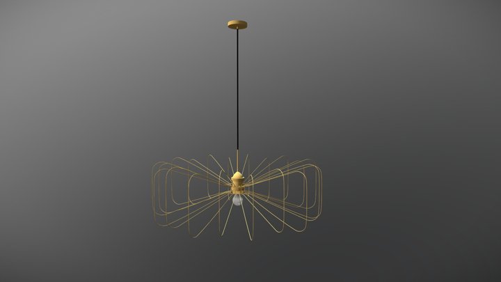 Aromas Del Campo CRAWFORD ceiling lamp 3D Model