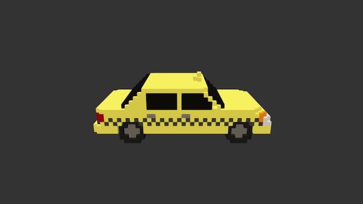 Taxi 3D Model