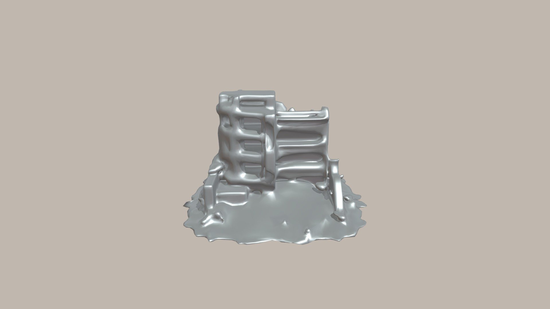 Collapsed building with debris - 3D model by shenkong [20c615f] - Sketchfab