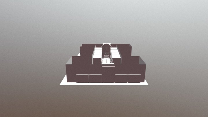 Little Town 3D Model