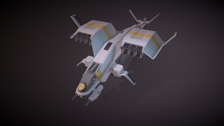 Gunship 3D Model