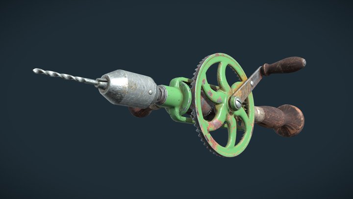 Millers Falls No. 980 Drill 3D Model