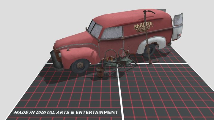 DAE 5 Finished props - FOREST LONER 3D Model