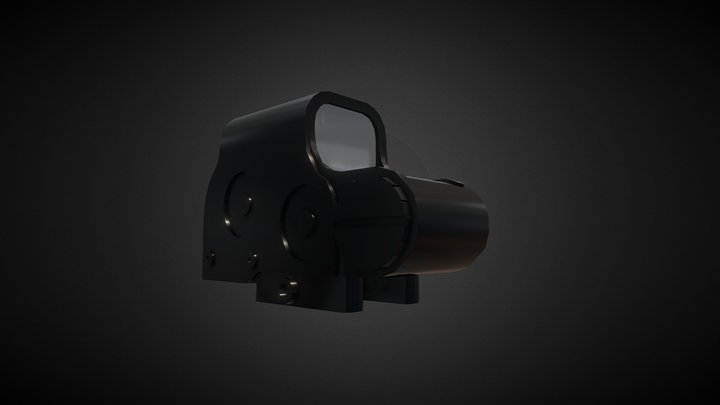 Gun Scope 3D Model