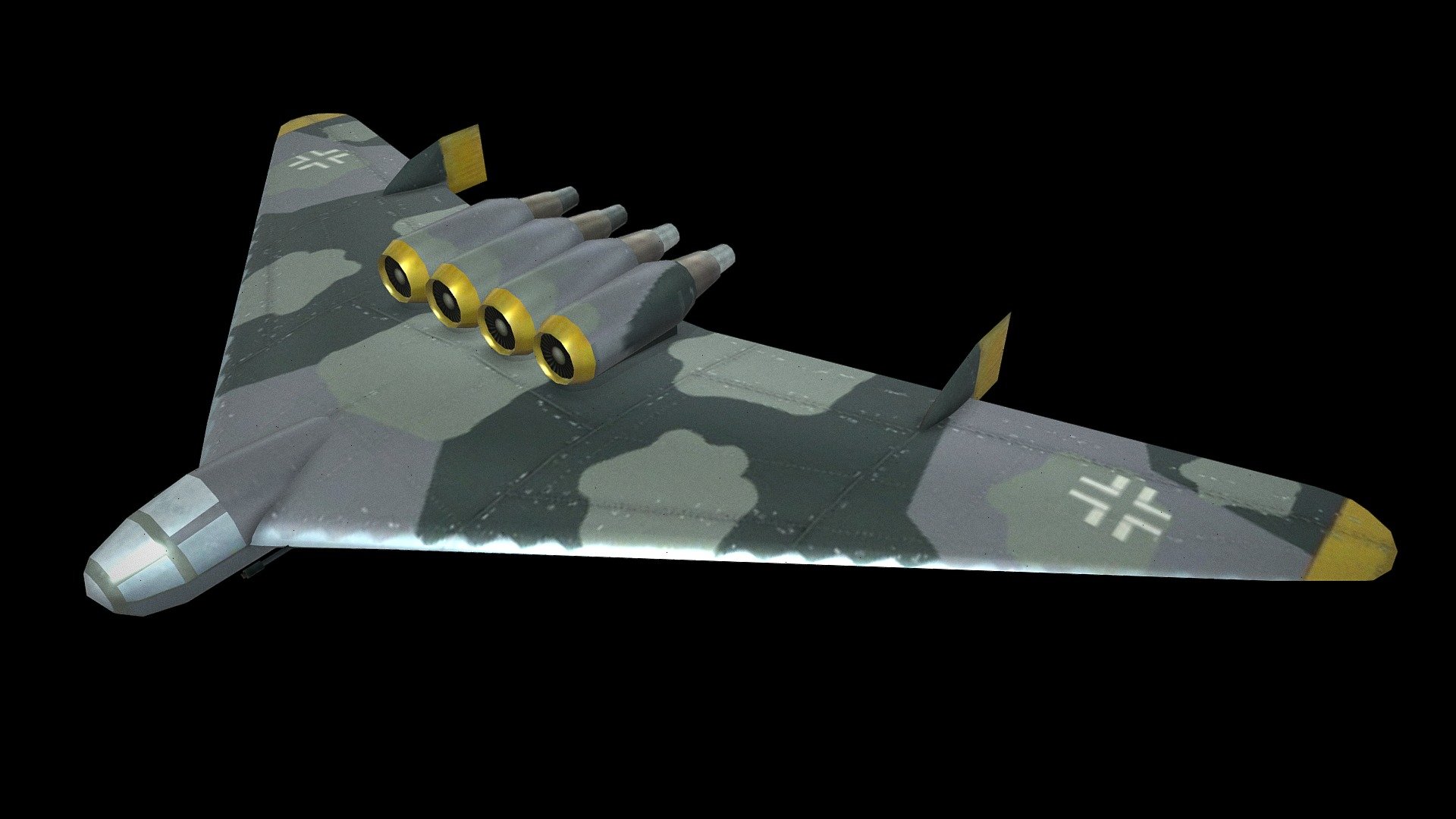 Junkers EF 130 low poly Download Free 3D model by Gotz von Berlichingen 20c952b Sketchfab