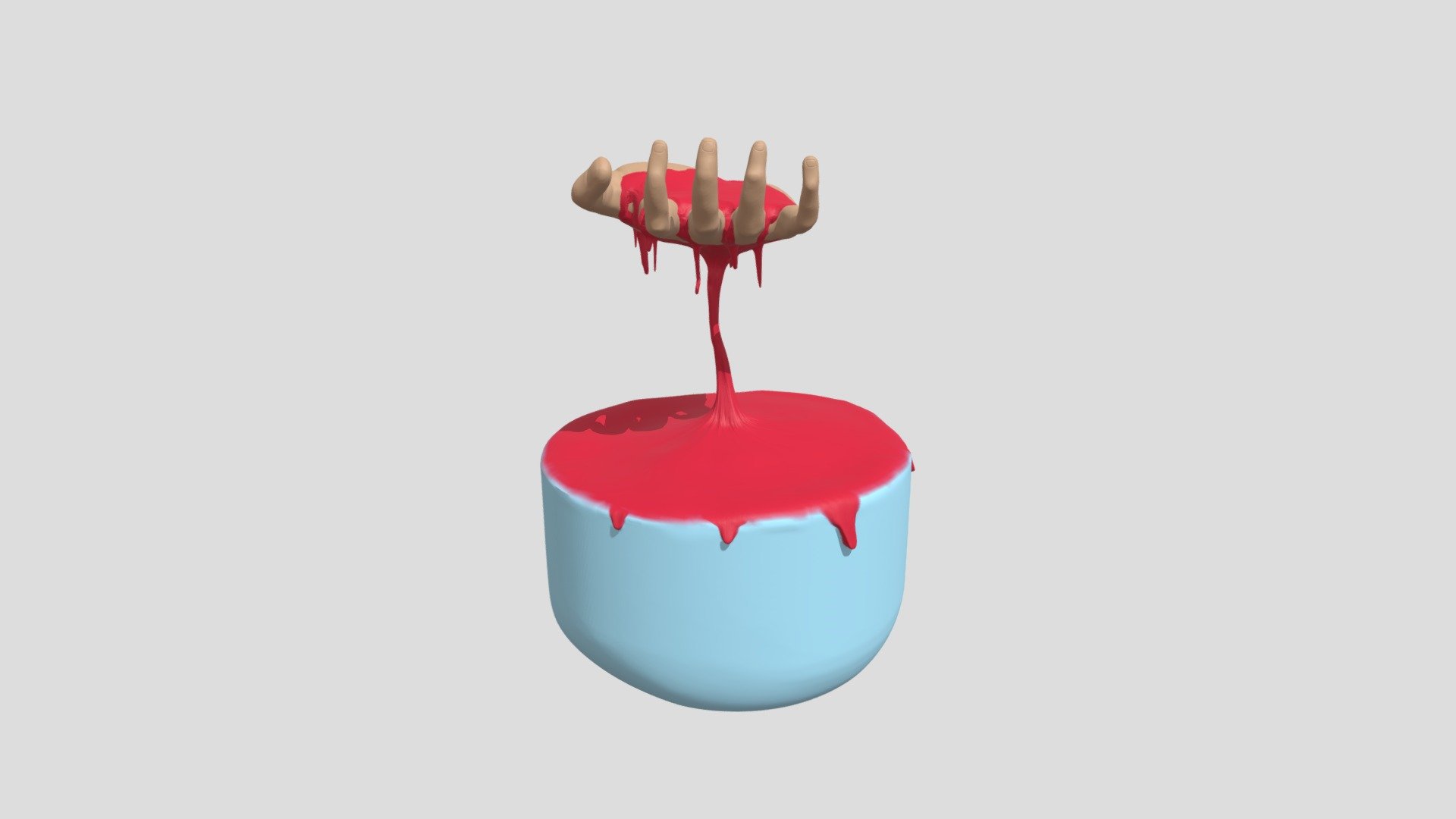 Gloopy Hand - 3D model by aaronmcl [20cb12d] - Sketchfab