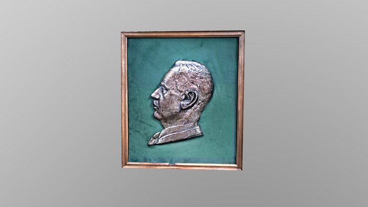 Perfil em bronze: Perito Criminal Arlindo Blume 3D Model