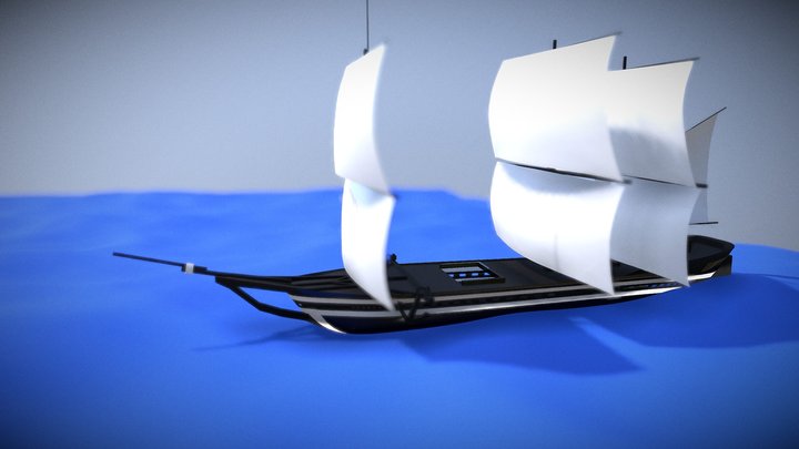 Advanced Ship 3D Model