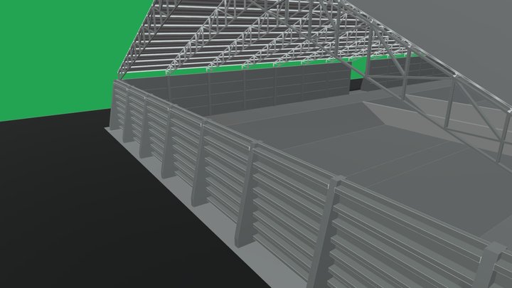 SILO HORIZONTAL SEMI V 3D Model