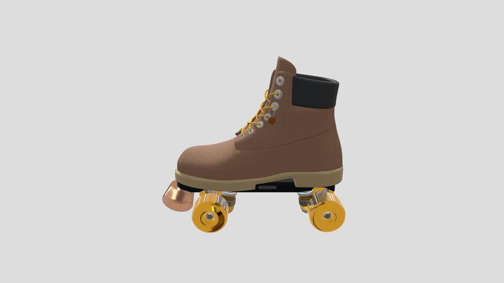 Rollerskate 3D Model