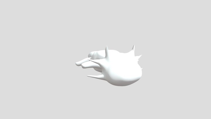 Featureless Axolotl 3D Model