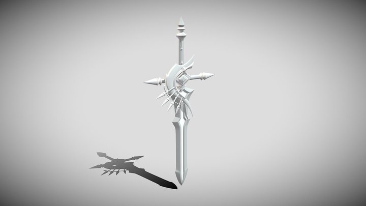Fire Sword 3D Model