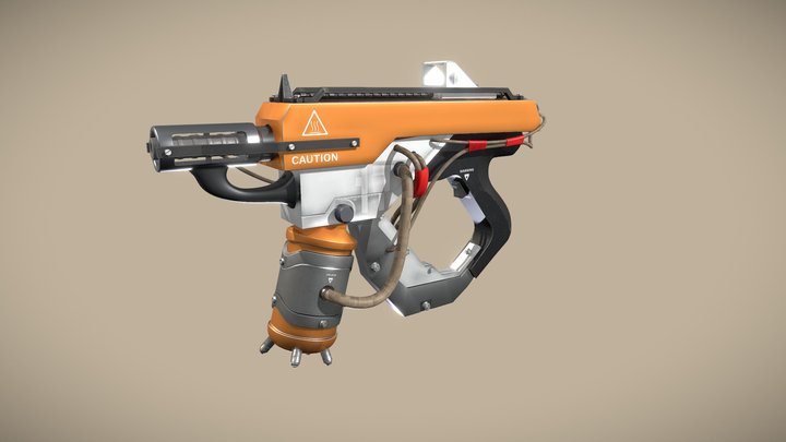 Sci-Fi Gun 3D Model