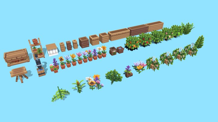 Florist Props 3D Model