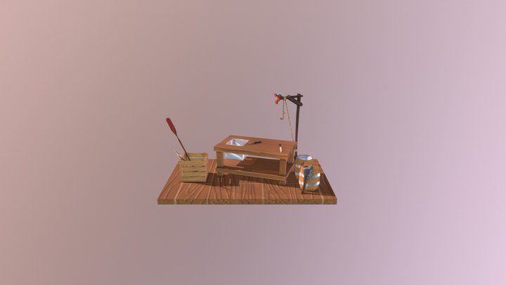 Fisher Village 3D Model