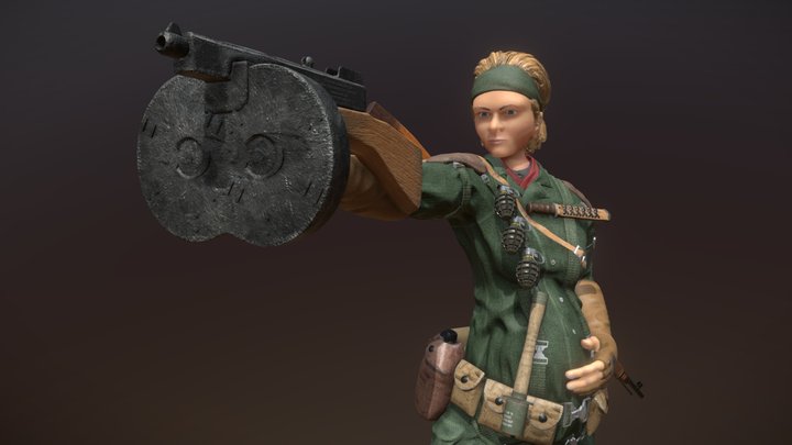 The Boss WWII 3D Model