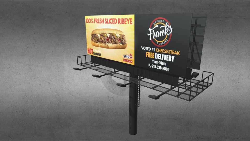 Billboard (.psd layered texture maps included)