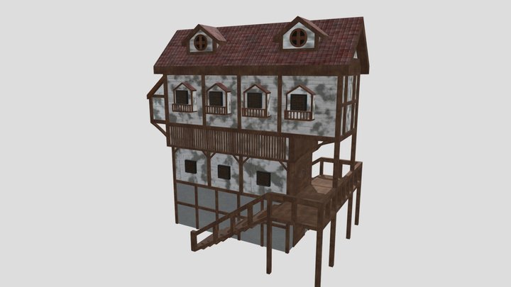 medieval House 3D Model