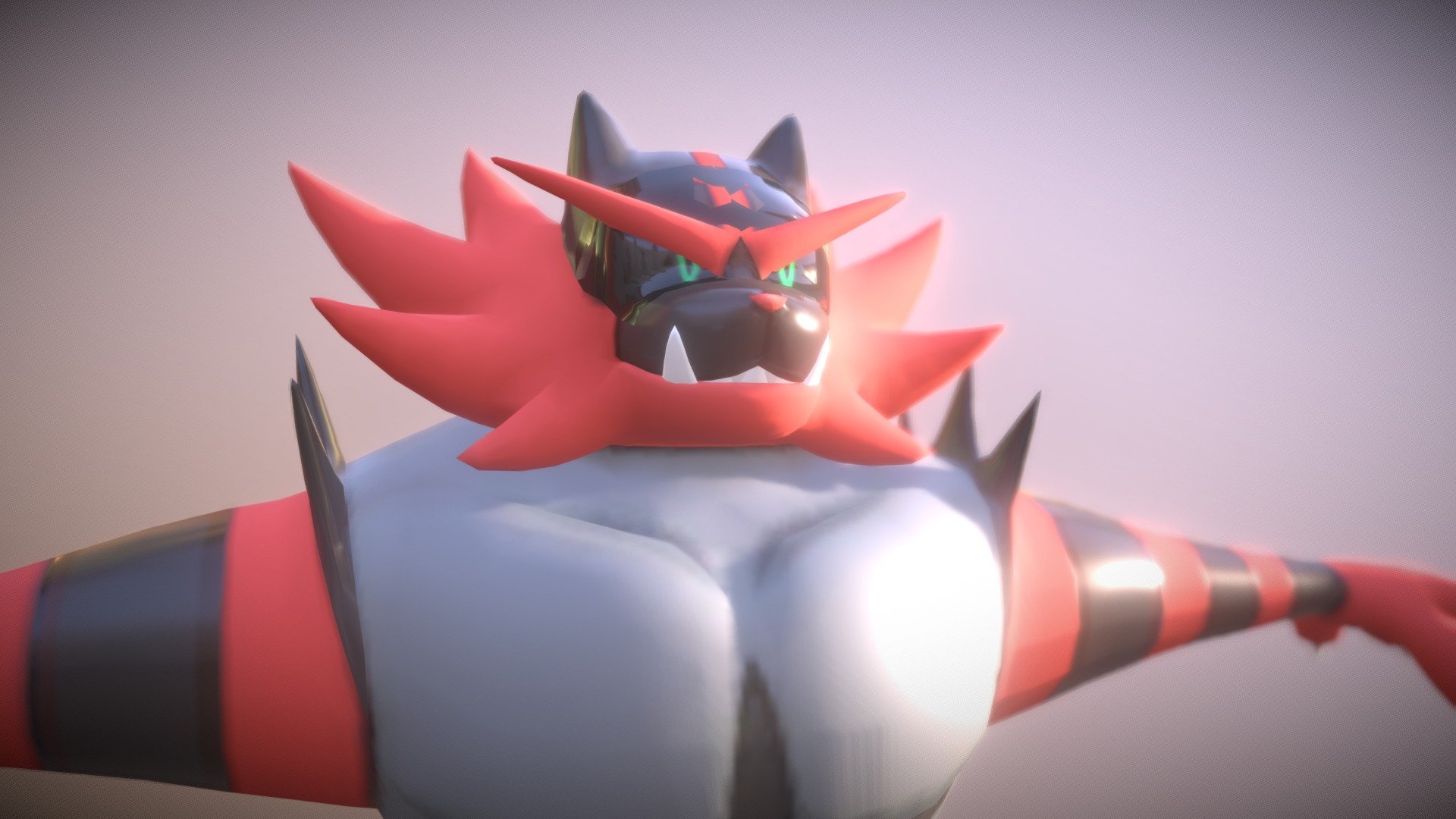 (Pokemon Sun / Moon) Incineroar Rig - Download Free 3D model by NO DONT ...