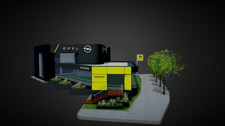 opel barra A 3D Model