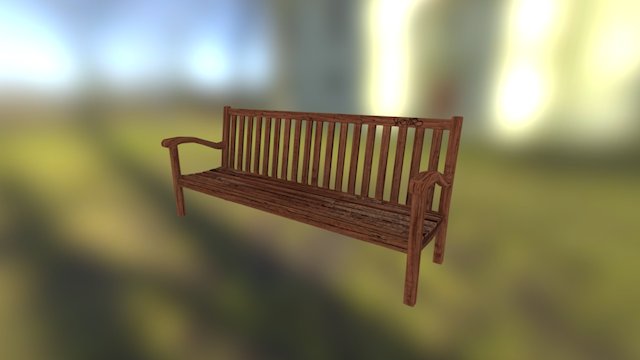 Bench 3D Model