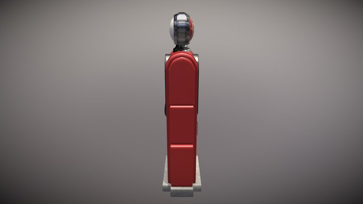 Personal Project- Old Petrol Pump 3D Model