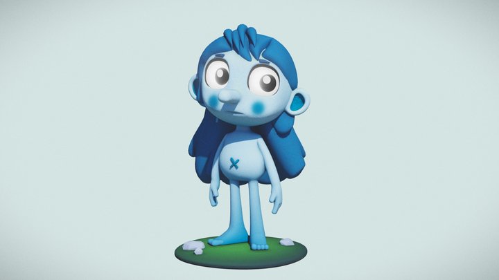 Hilda Troll 3D Model