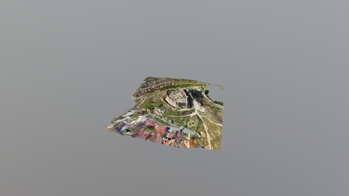 Spanien Ruine 3D Model