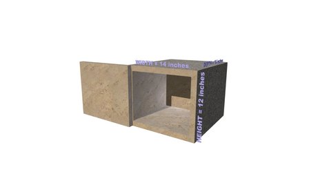 Aeternum Columbary Niche 3D Model
