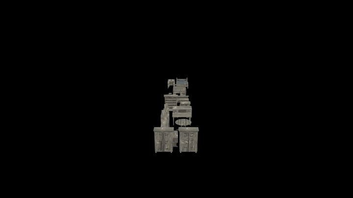 Medieval Pack Furniture Free 3D Model