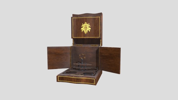 Minibar for office 3D Model