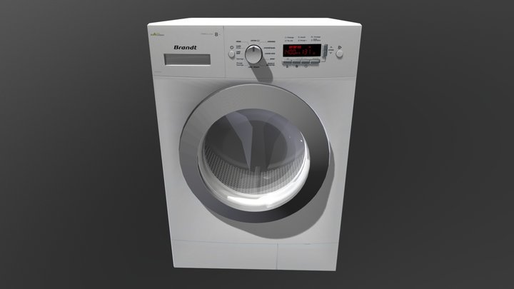 Washing Machine 3D Model
