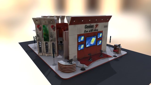 ExhibitionStand 3D Model