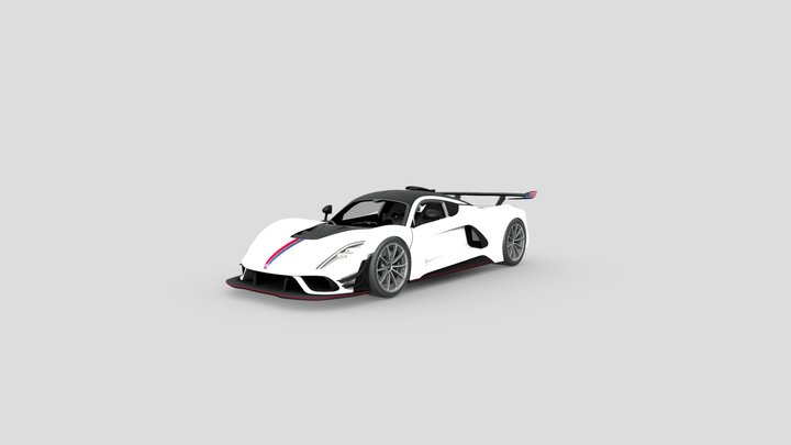 Hennessey Venom F5 Revolution Coupe 3D Model
