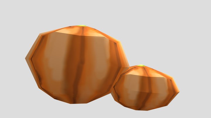 pumpkin chicken gun (my version) 3D Model