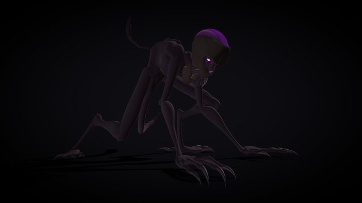 Enderman Creature 3D Model