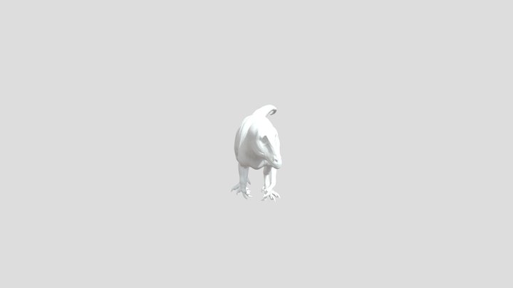 Allosaurus Fig Posed 3D Model