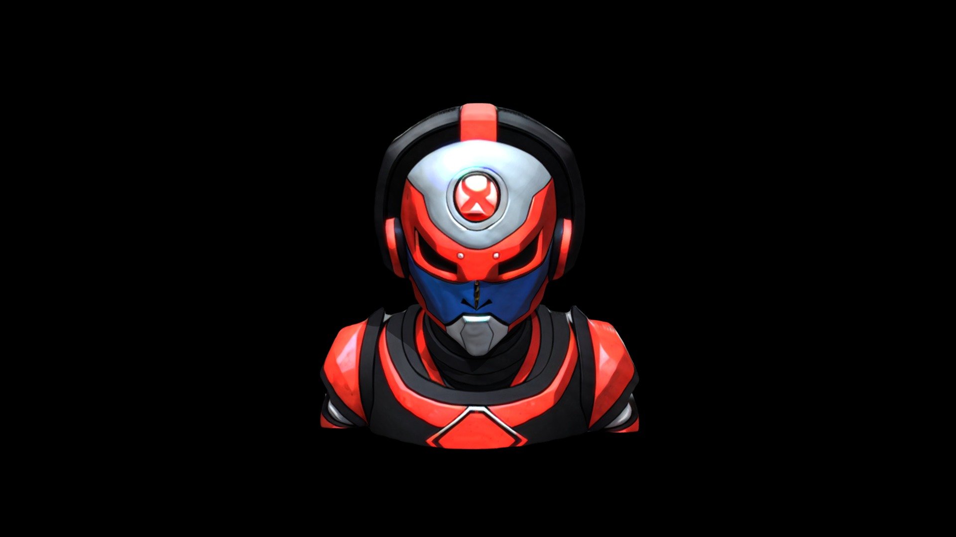 Helmet Mask Robot Cartoon 1356 - Download Free 3D model by klrxyz ...