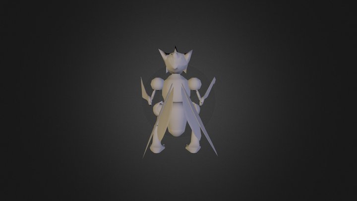 Scyther *UNTEXTURED* 3D Model