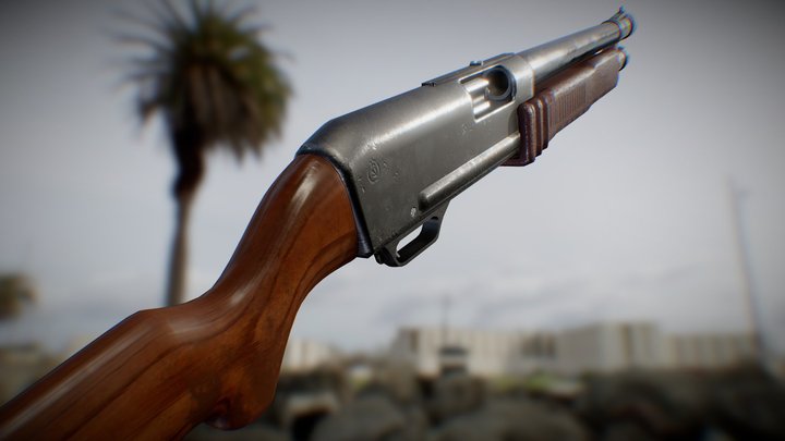 KS-23 shotgun | Free model 3D Model