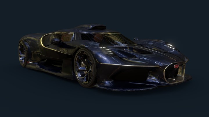Bugatti Destrier 3D Model